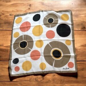 Italian OLIVIA ROSSELLI Geometric Scarf